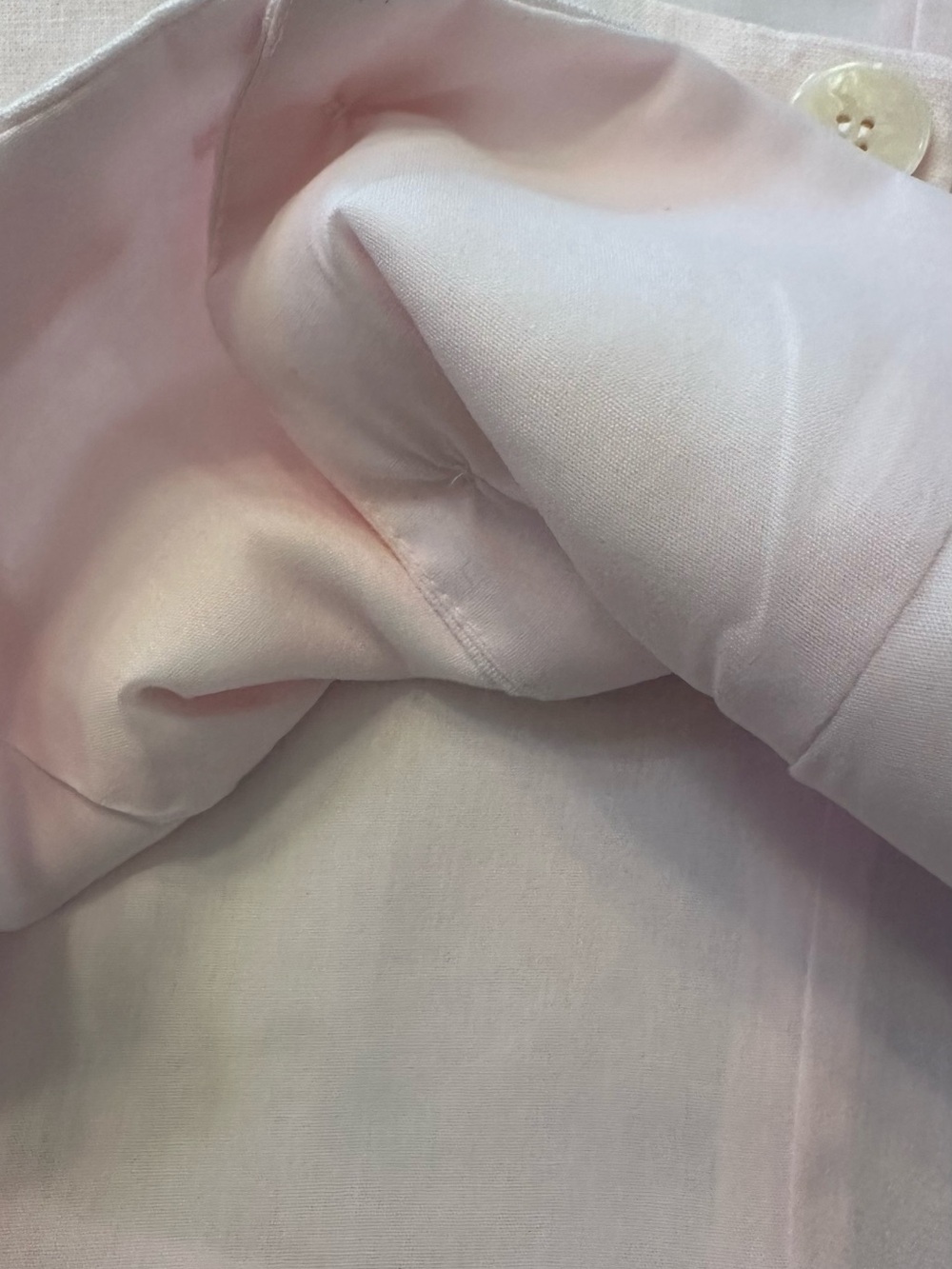 Joie Pale Pink Button-Front Crop Top - Picture 5 of 5